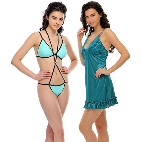 Buy Pcs Sexy Lingerie Set Online India Best Prices Cod Clovia Nsc P