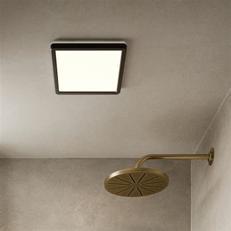 Nordlux Oja Led Ceiling Light With Dimmer Square Opaline