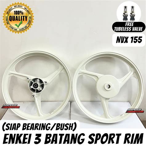 Offer Enkei Batang Nvx Sport Rim Full Cop Siap Bearing