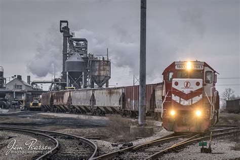 Indiana Railroad INRD 3803 And 3806 At Robinson Illinois Jim