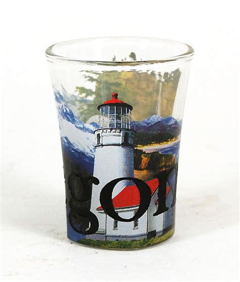 Oregon Color Shot Glass Americaware