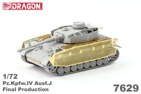 Dragon 7629 Pz Kpfw IV Ausf J Final Production 1 72 Scale Model