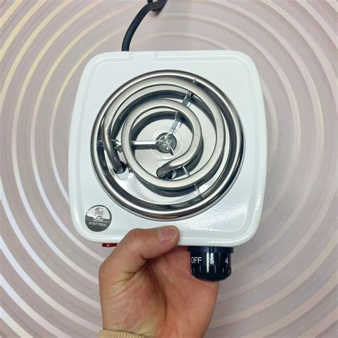 Электроплита маленькая HOT PLATE белая WY B продажа цена в Алматы Бытовые кухонные плиты от