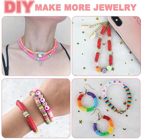 Redtwo Clay Beads Bracelet Making Kit Friendship Bracelet Beads