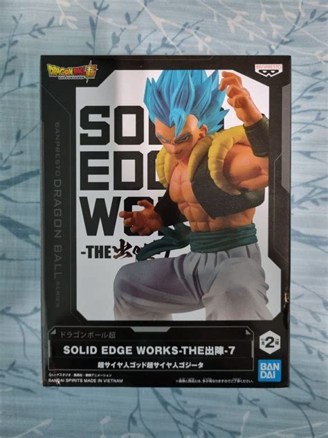 Banpresto Dragon Ball Super Solid Edge Works Super Saiyan God Gogeta