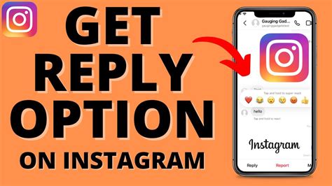 How To Get The Reply Option On Instagram 2023 Update Instagram