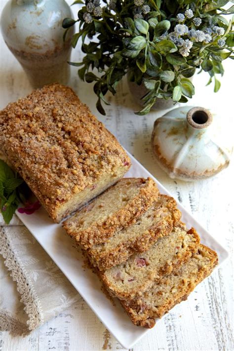 Cinnamon Rhubarb Quick Loaf Italian Food Forever