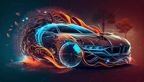 Car Background Sports Car Background Avant Garde Technology