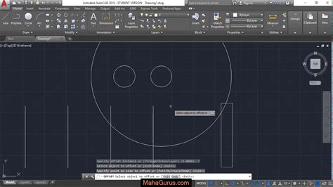 How To Use Offset In AutoCAD Create Offset Offset AutoCAD Tutorial