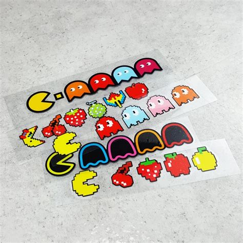 Car Styling Cartoon Game PAC Cute Fruit Pacman Stickers Auto Body ...