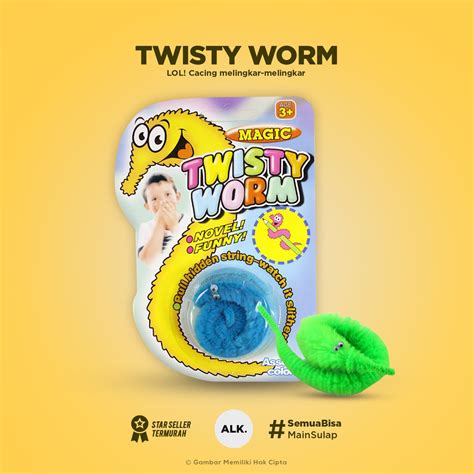 Jual Twisty Worm Alat Sulap Boneka Mainan Cacing Shopee Indonesia