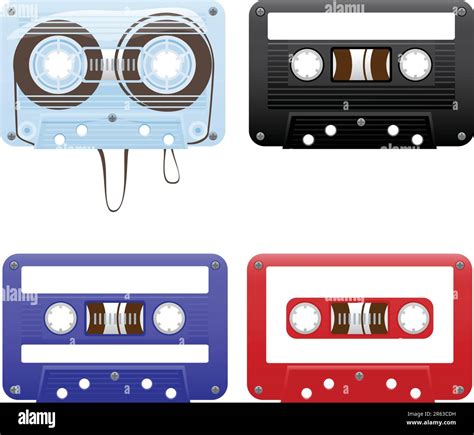 Vector Illustration Of Audio Cassettes Stock Vector Image And Art Alamy