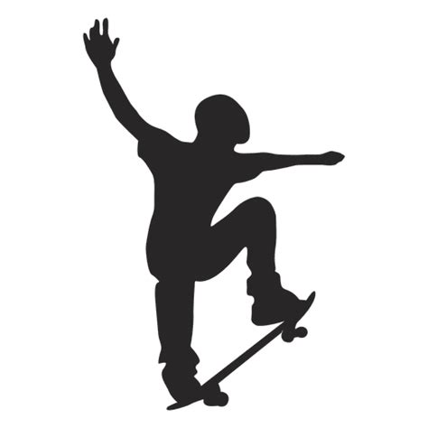 Skateboard Silhouette Transparent Png Svg Vector File