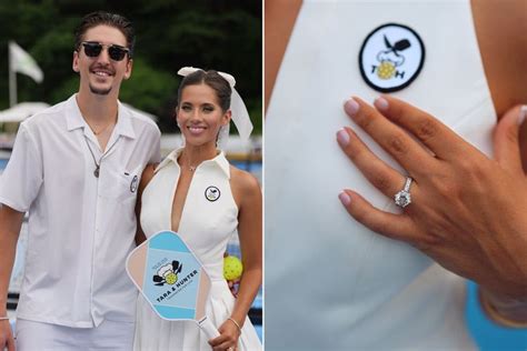 Tara Bernstein Wears Pickleball Bridal Dress for Hunter Fieri ...