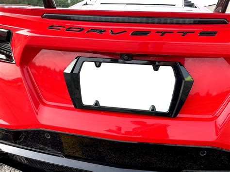 Rear License Plate Frame For C8 Corvette RPIDesigns