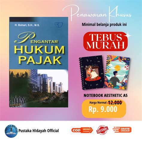 Jual Buku Pengantar Hukum Pajak H Bohari Rajawali Shopee Indonesia