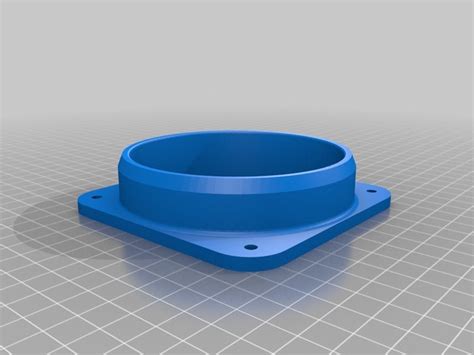 Free Stl File 100mm Duct Flange・3d Print Design To Download・cults