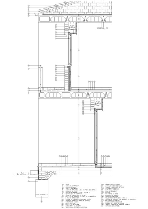 Construction Detail Of A Facade In AutoCAD CAD Library