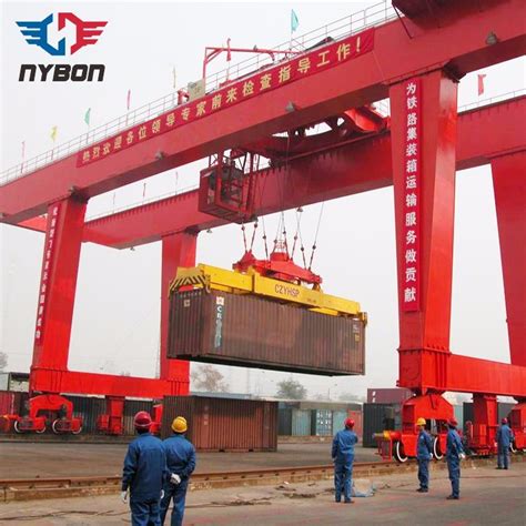 Rtg Crane Container Rubber Tire Gantry Cranes Kb Crane En