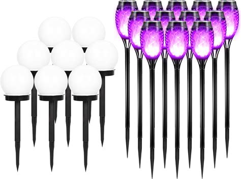 Otdair Halloween Decorations Outdoor 12 Pack Solar Halloween Lights