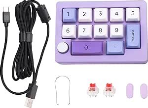 Amazon Luejnbogty Key Macro Programmable Hot Swappable Mechanical Switch Color Rgb
