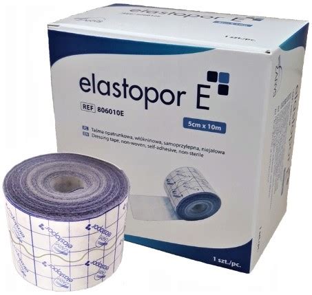 Taśma opatrunkowa 5cmx10m ELASTOPOR 1SZT 14202106351 Allegro pl