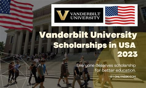 Vanderbilt University Scholarships 2023: Fully Funded Scholarships ...