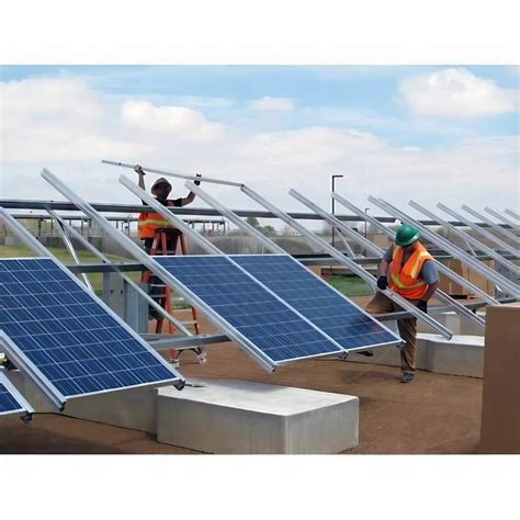 Mounting Structure Grid Tie Tata Solar Power Plants For Residential