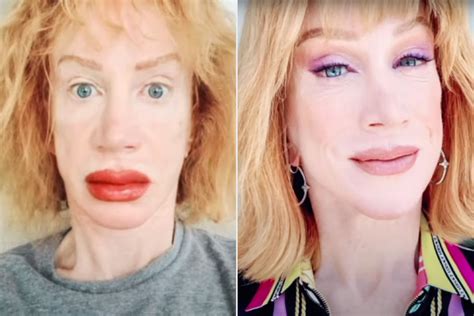 Kathy Griffin Says It Was Painful To Laugh After Lip Tattoo Exclusive