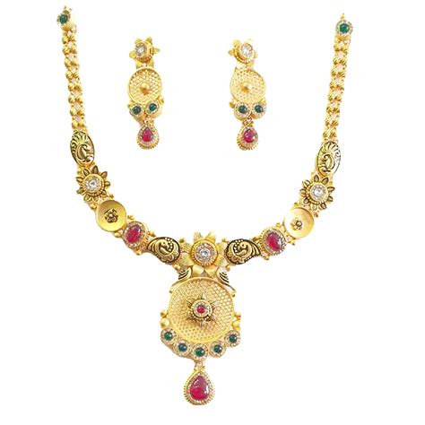 Showroom Of Hallmark Pure Gold Necklace Jewelxy