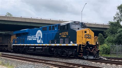 Csx Conrail Mixed Freight St Denis Md Railroads Csx Trains