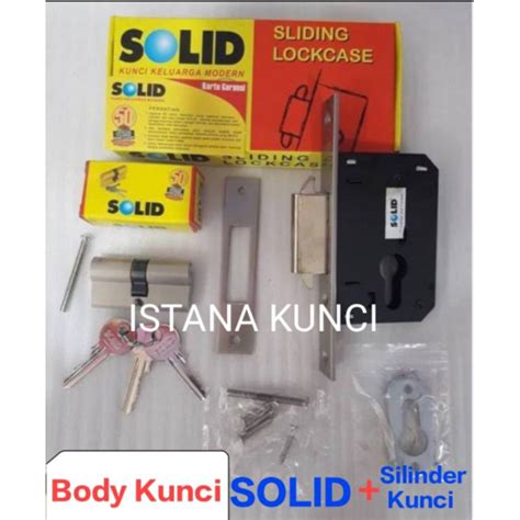 Jual Body Kunci Pintu Sliding Solid Bodi Kunci Pintu Geser Solid Lc