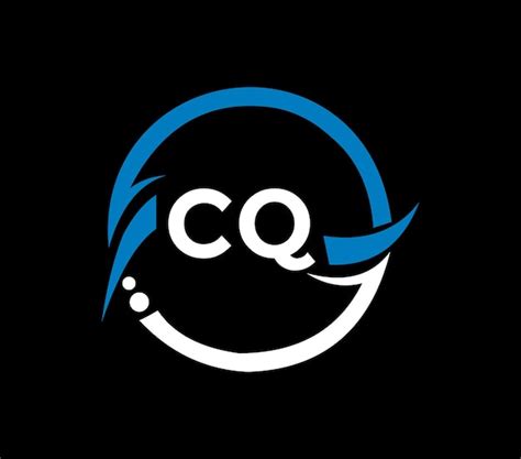 Dise O De Logotipo De Letra Cq Con Forma De C Rculo Dise O De Logotipo