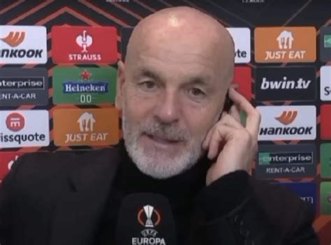 Pioli Contro L Algoritmo Che Snobba Il Milan In Europa League Lo