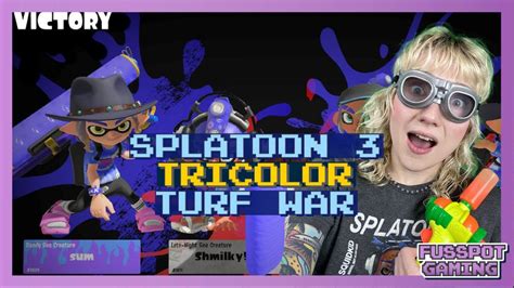 Tri Color Turf War Splatoon Splatfest Youtube