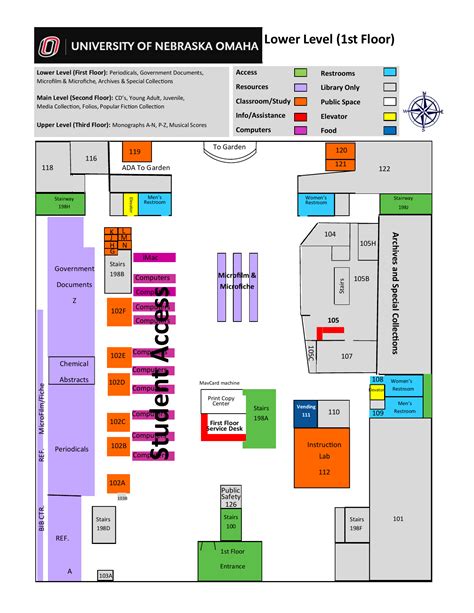 Library Floor Map