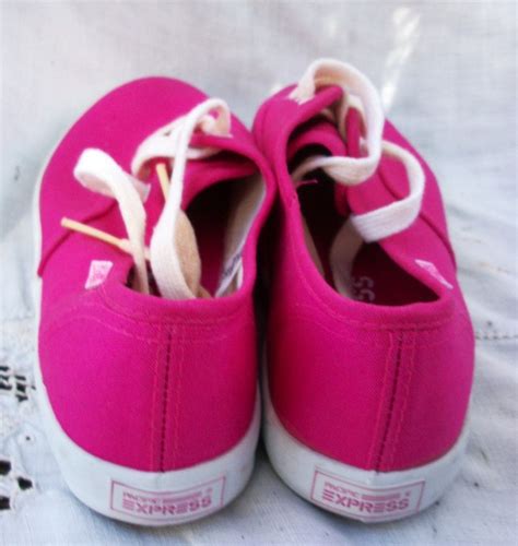 Bright Hot Pink Tennis Shoes Pacific Express 8 5 Etsy