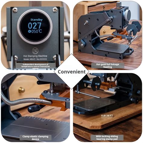 Mini Digital Hot Foil Stamping Machine Gold Silver Foil Digital Leather Logo Embossed T Slot Hot