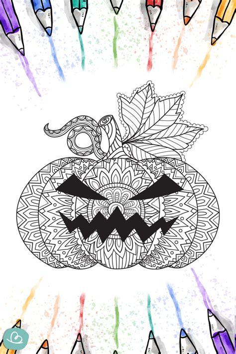 Herbst Mandala: 13 Malvorlagen zum Ausdrucken - Wunderbunt.de