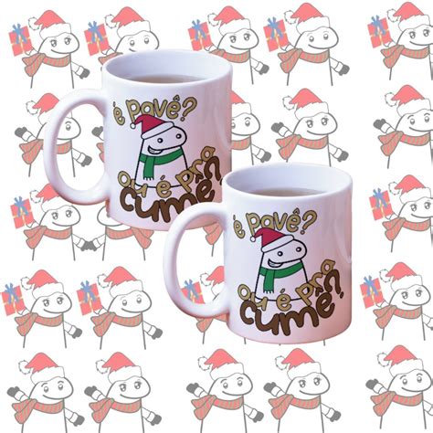 Caneca Flork Pave Ou Pra Comer Natal Elo7 Produtos Especiais