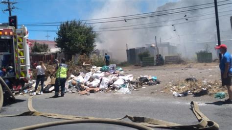 Un Incendio Afecta A Dos Viviendas En Concepción