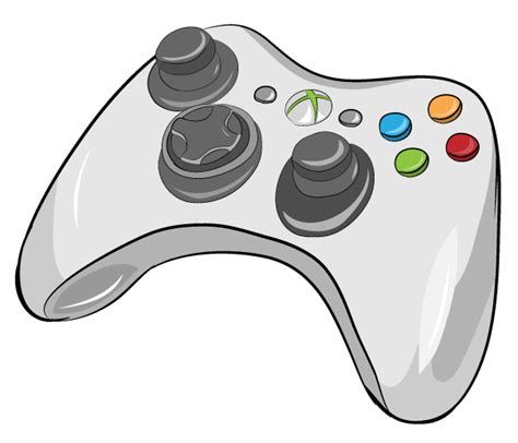 Xbox-controller-white by arycarys on DeviantArt