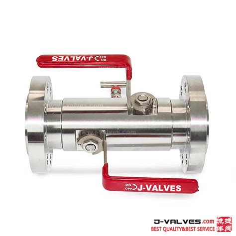 Stainless Steel Dbb Double Block Double Drain Flanged Ball Valve From