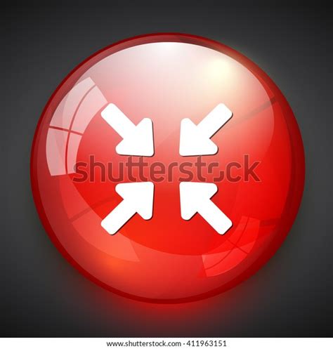 Four Arrows Pointing Icon Stock Vector Royalty Free 411963151 Shutterstock