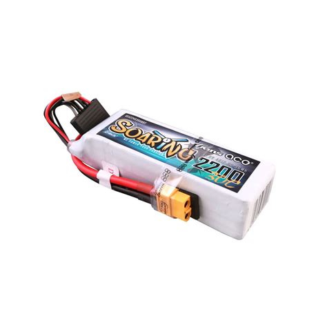 Gens Ace GT4S2200 30X6 Li Po G Tech 4S 14 8V 2200mAh 30C Soaring With