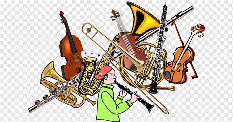 Cartoon Band Instruments