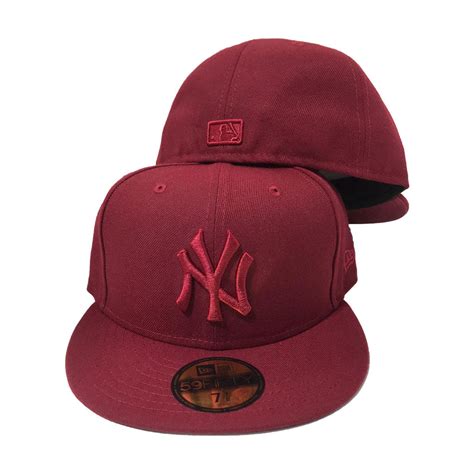 New Era New York Yankees Burgundy 59fifty Fitted Hat Sports World 165