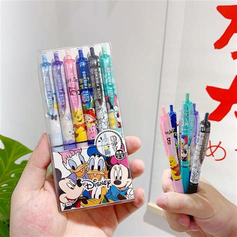 Stylo à bille noir Disney Mickey Mouse stylo à Gel Donald Duck dessin