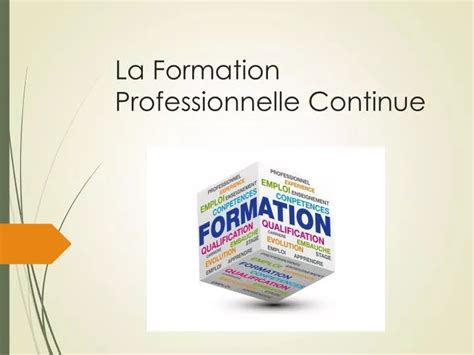 Ppt La Formation Professionnelle Continue Powerpoint Presentation Free Download Id 6458322