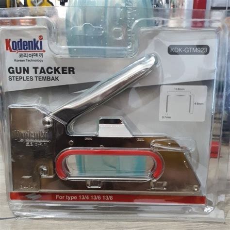 Jual Staples Tembak Jok Kulit Motor Stapler Kayu KODENKI R23 Gun